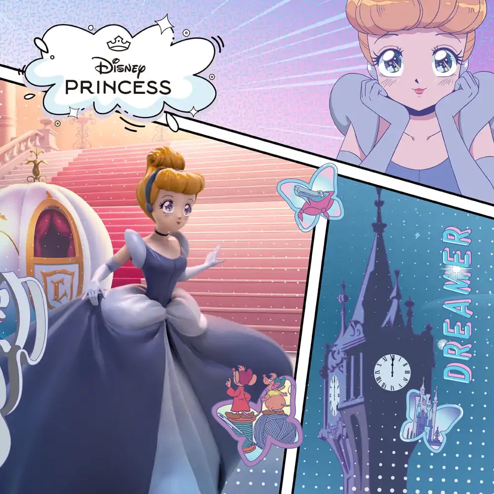Disney Anime Princesa Skala Kip Pepelka 19 cm fotografija izdelka