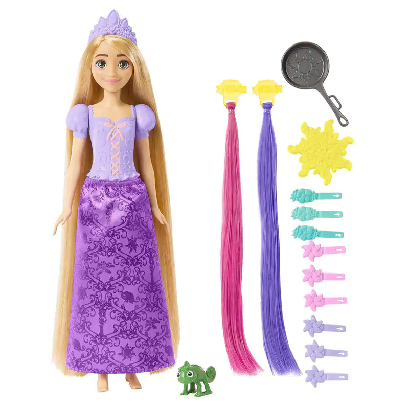 Disney Rapunzel lutka z lasmi iz pravljice fotografija izdelka