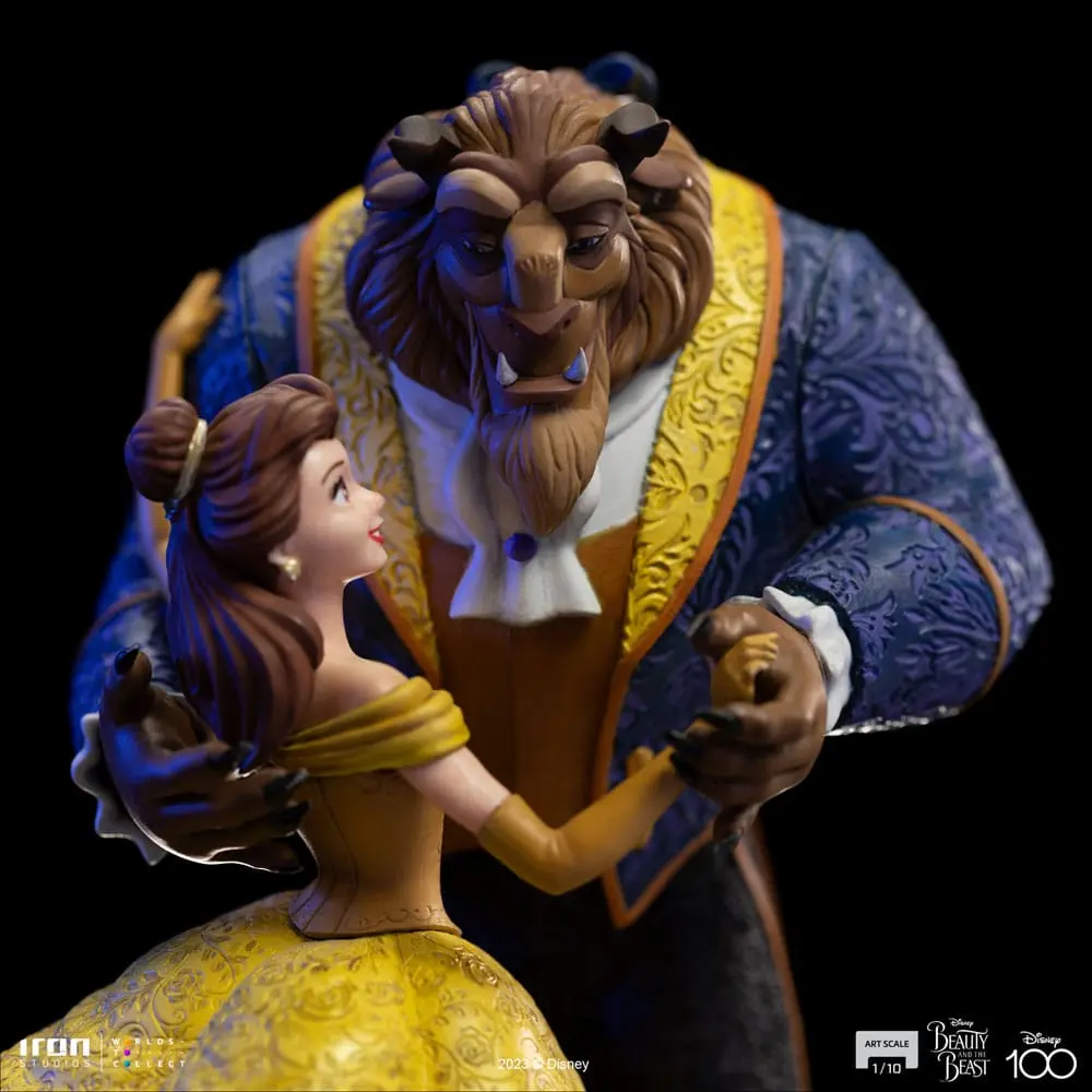 Disney Art Scale Kip 1/10 Lepotica in zver 29 cm fotografija izdelka