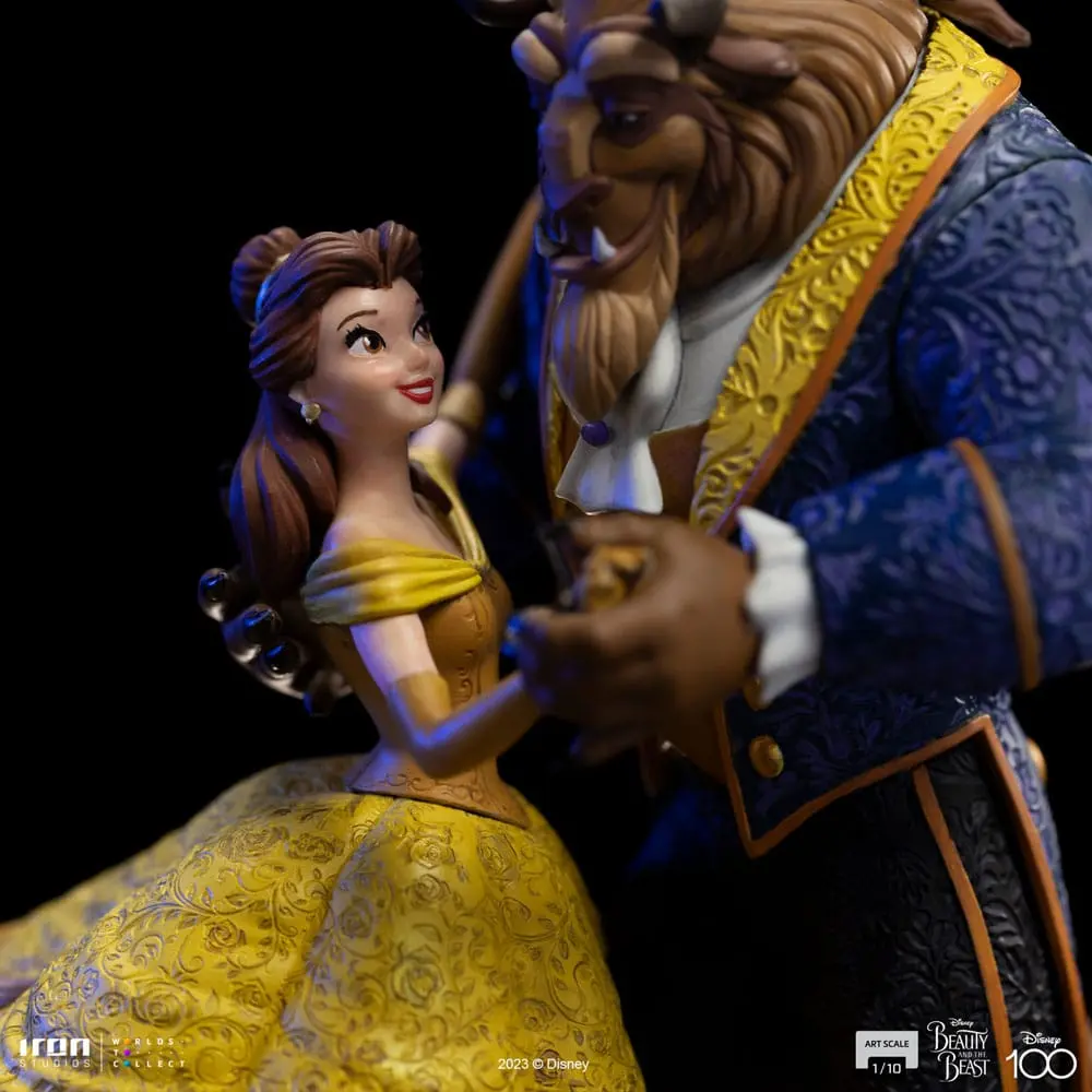 Disney Art Scale Kip 1/10 Lepotica in zver 29 cm fotografija izdelka