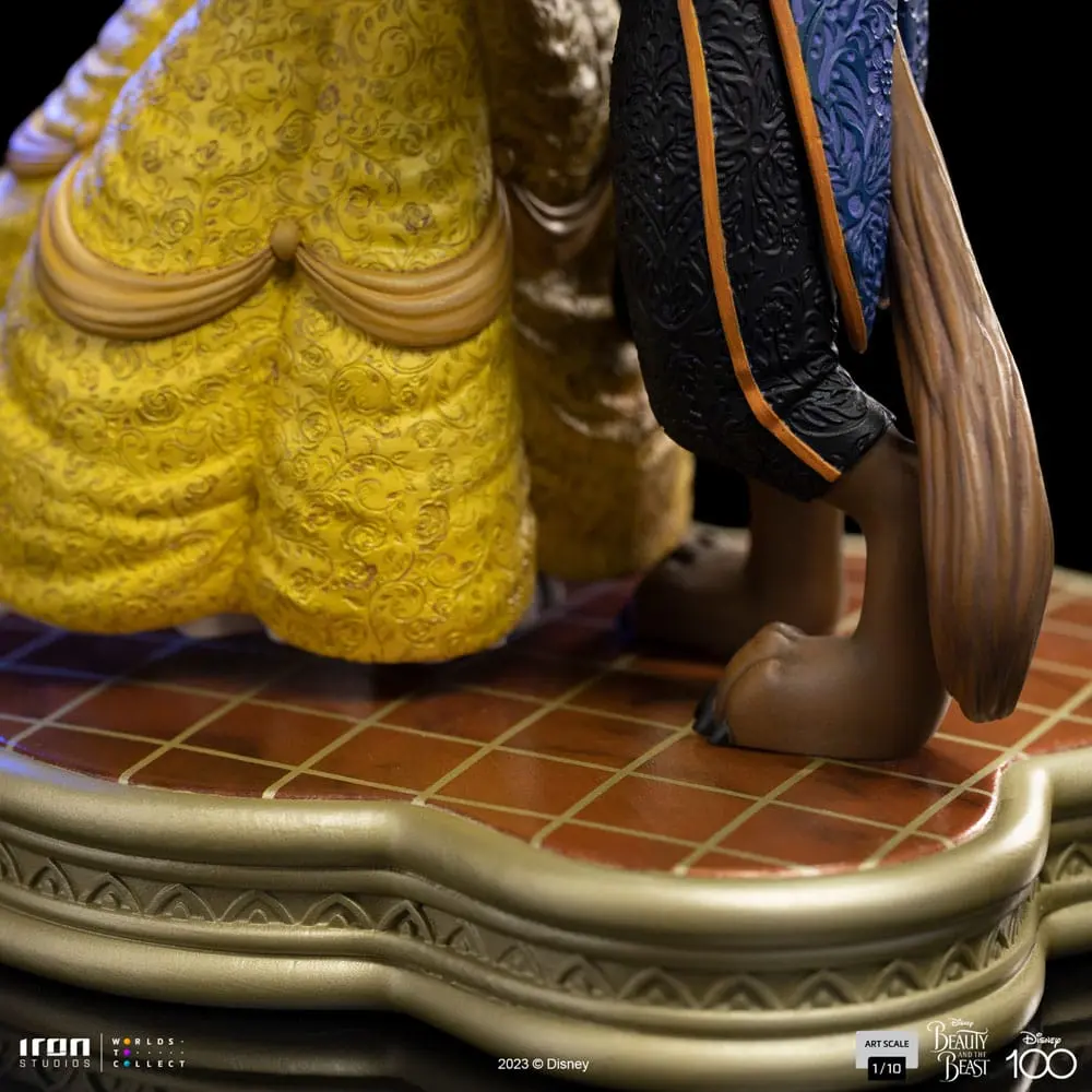 Disney Art Scale Kip 1/10 Lepotica in zver 29 cm fotografija izdelka