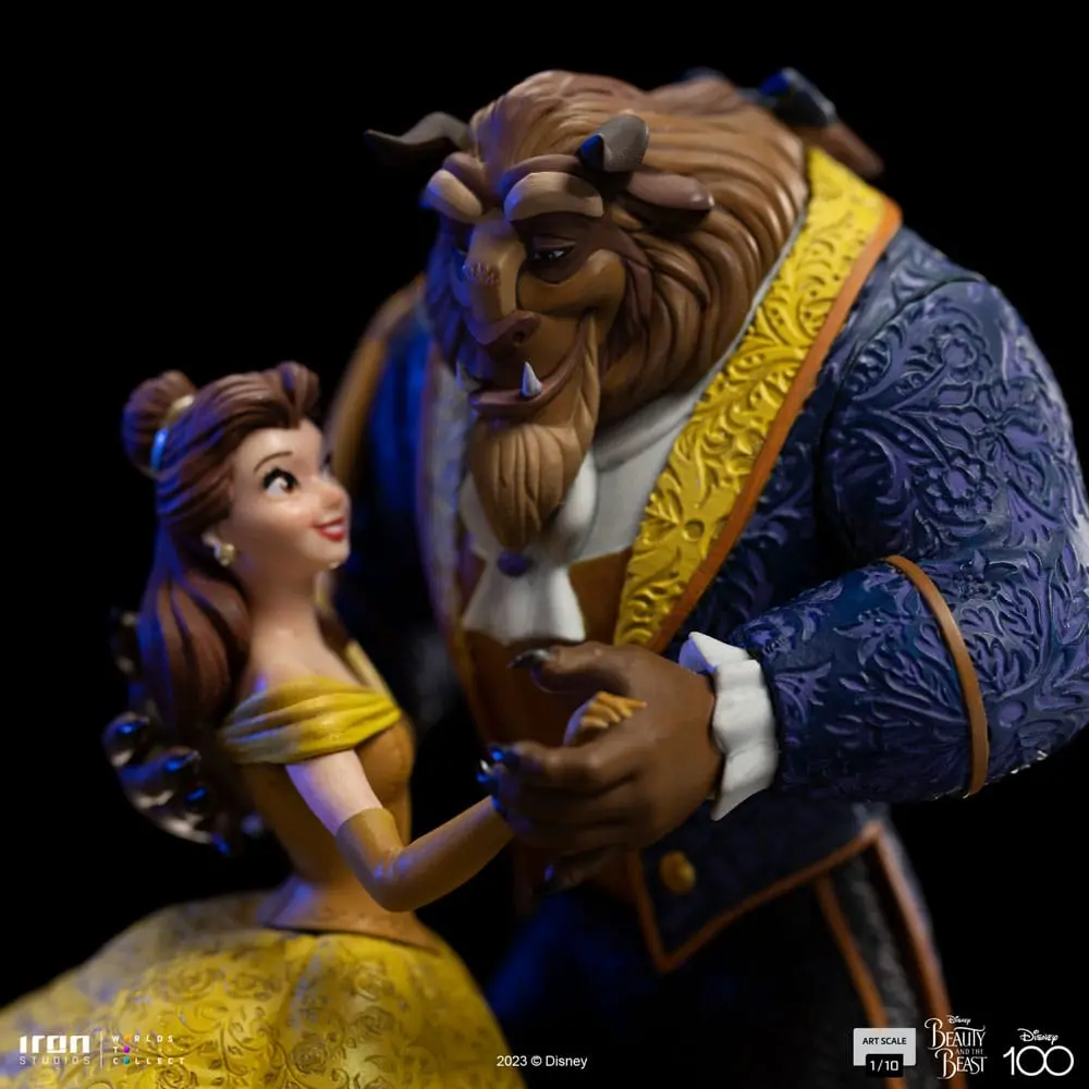 Disney Art Scale Kip 1/10 Lepotica in zver 29 cm fotografija izdelka