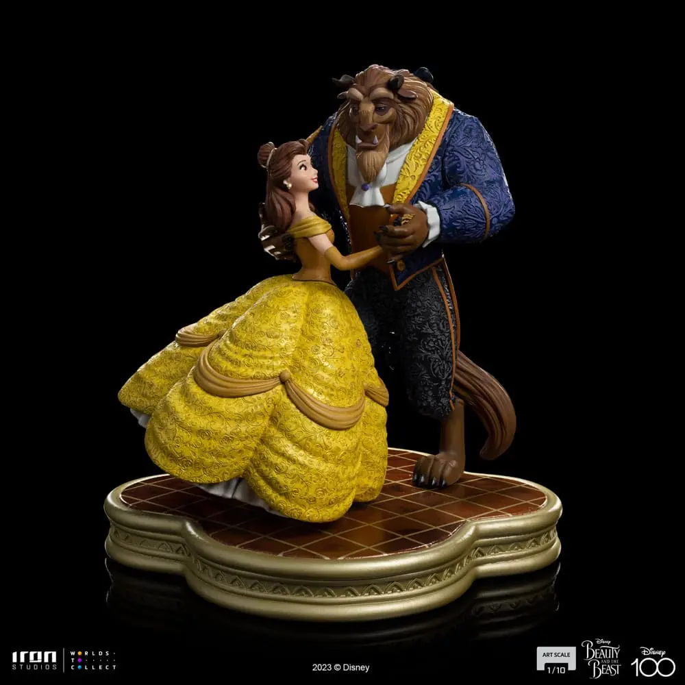 Disney Art Scale Kip 1/10 Lepotica in zver 29 cm fotografija izdelka