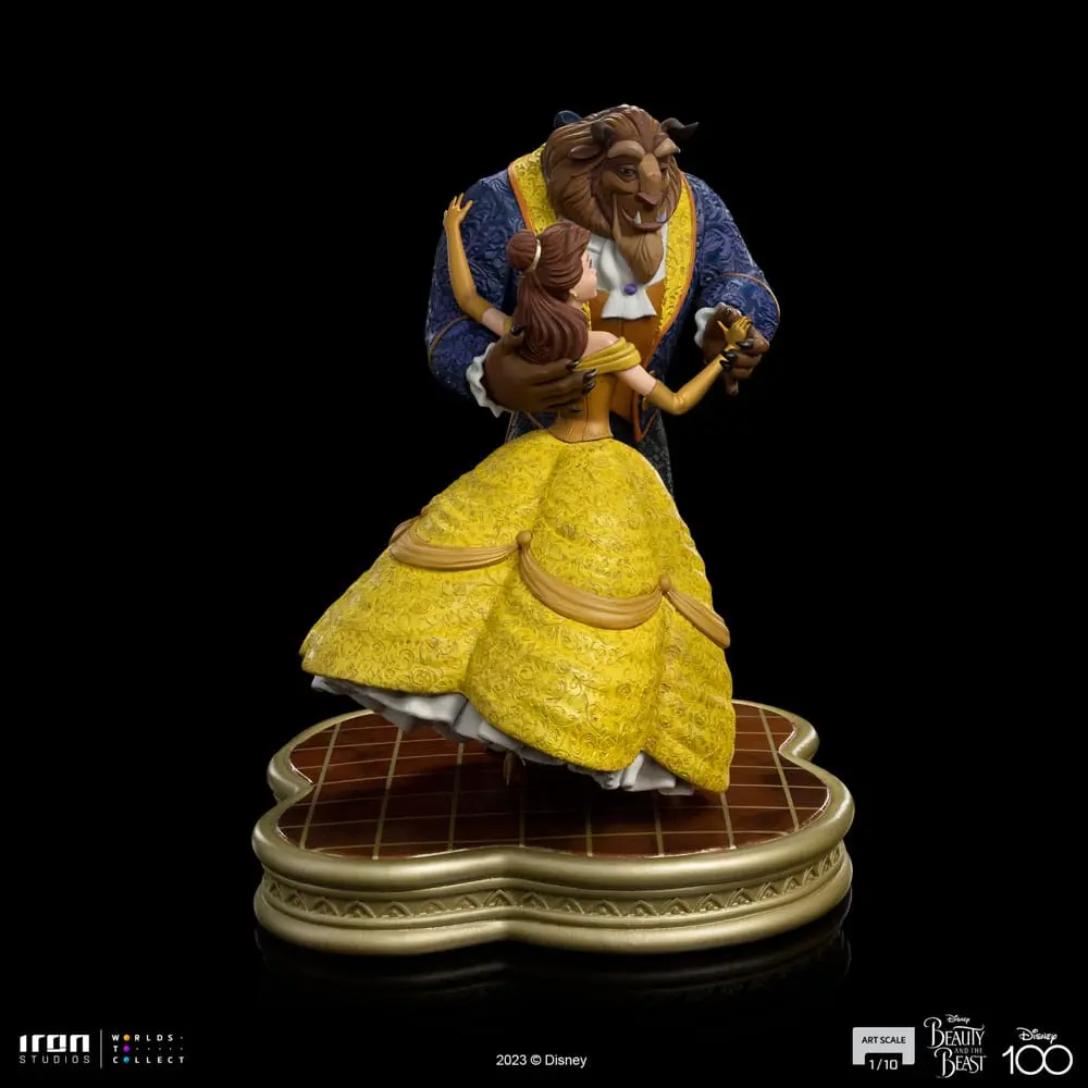 Disney Art Scale Kip 1/10 Lepotica in zver 29 cm fotografija izdelka