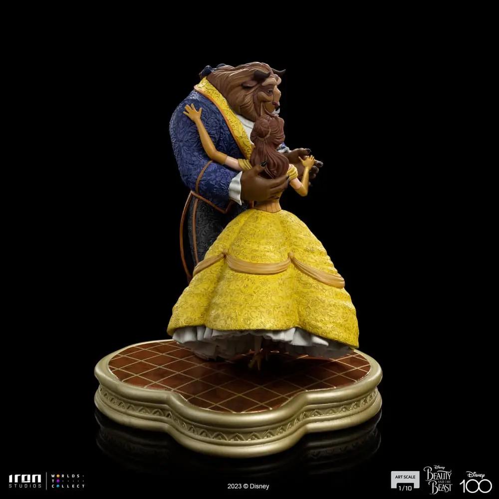 Disney Art Scale Kip 1/10 Lepotica in zver 29 cm fotografija izdelka