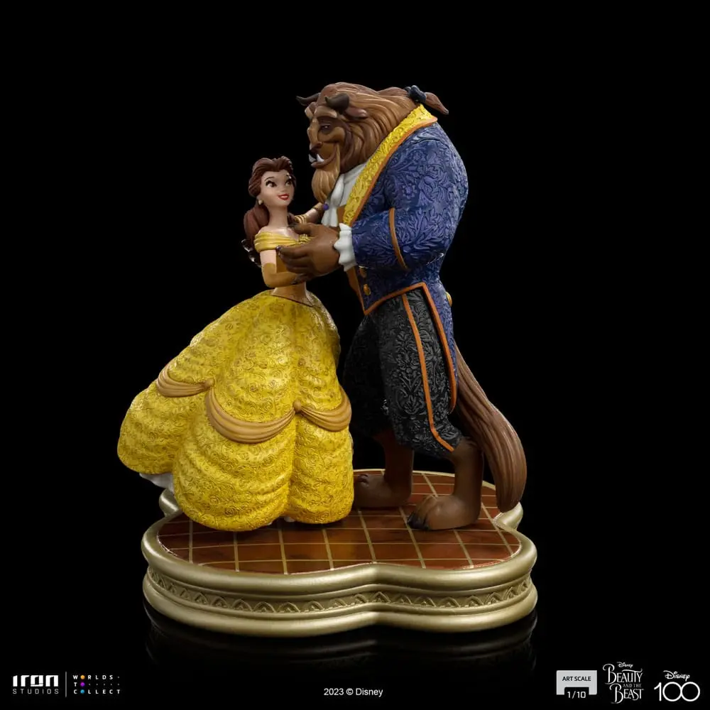 Disney Art Scale Kip 1/10 Lepotica in zver 29 cm fotografija izdelka