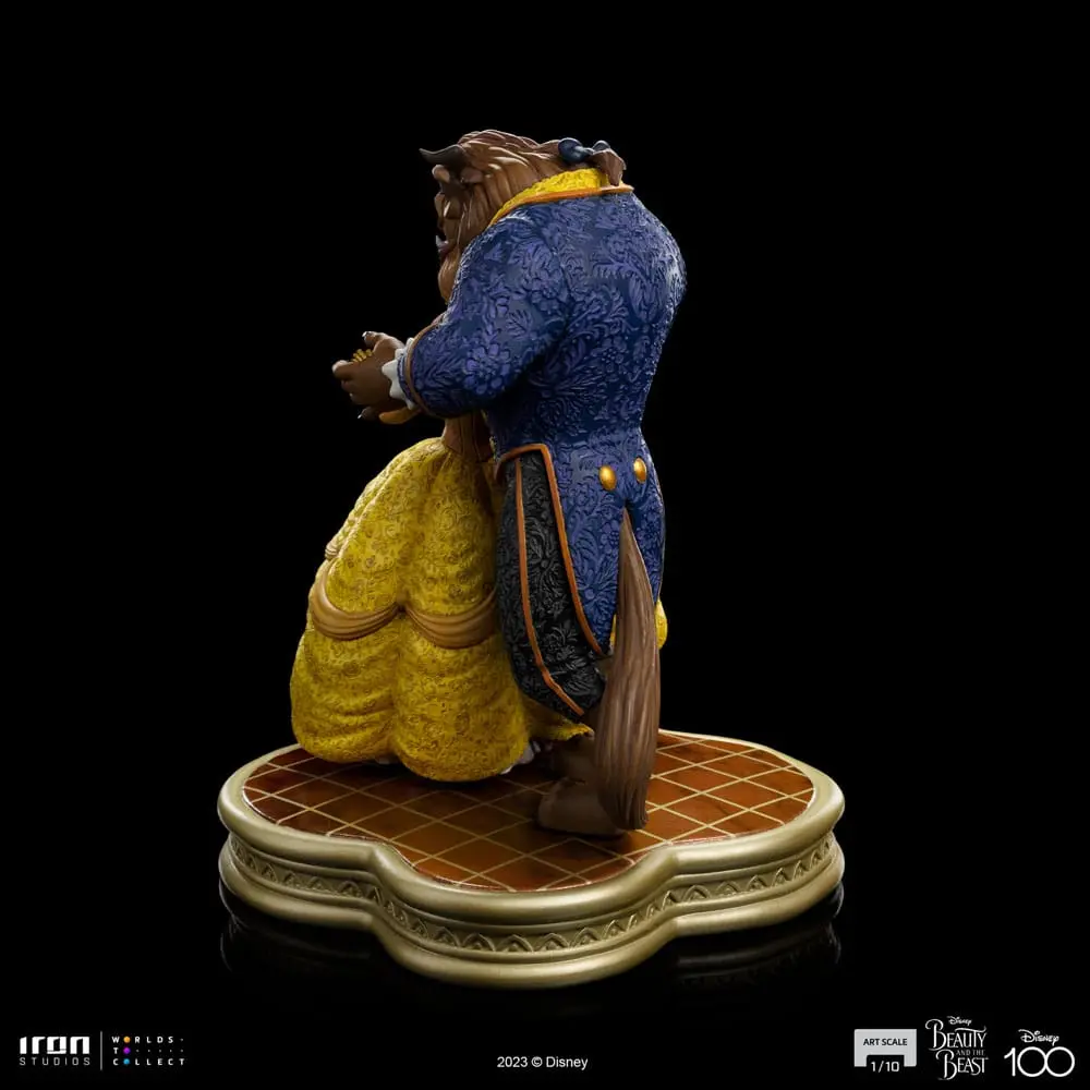 Disney Art Scale Kip 1/10 Lepotica in zver 29 cm fotografija izdelka