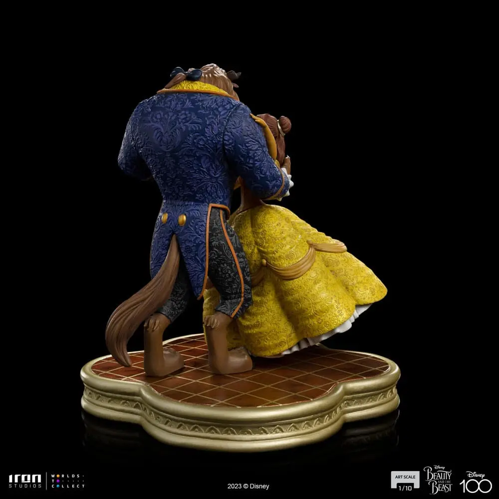 Disney Art Scale Kip 1/10 Lepotica in zver 29 cm fotografija izdelka