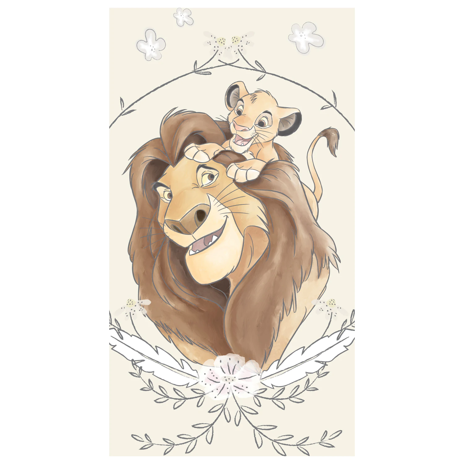 Disney The Lion King Simba brisača fotografija izdelka