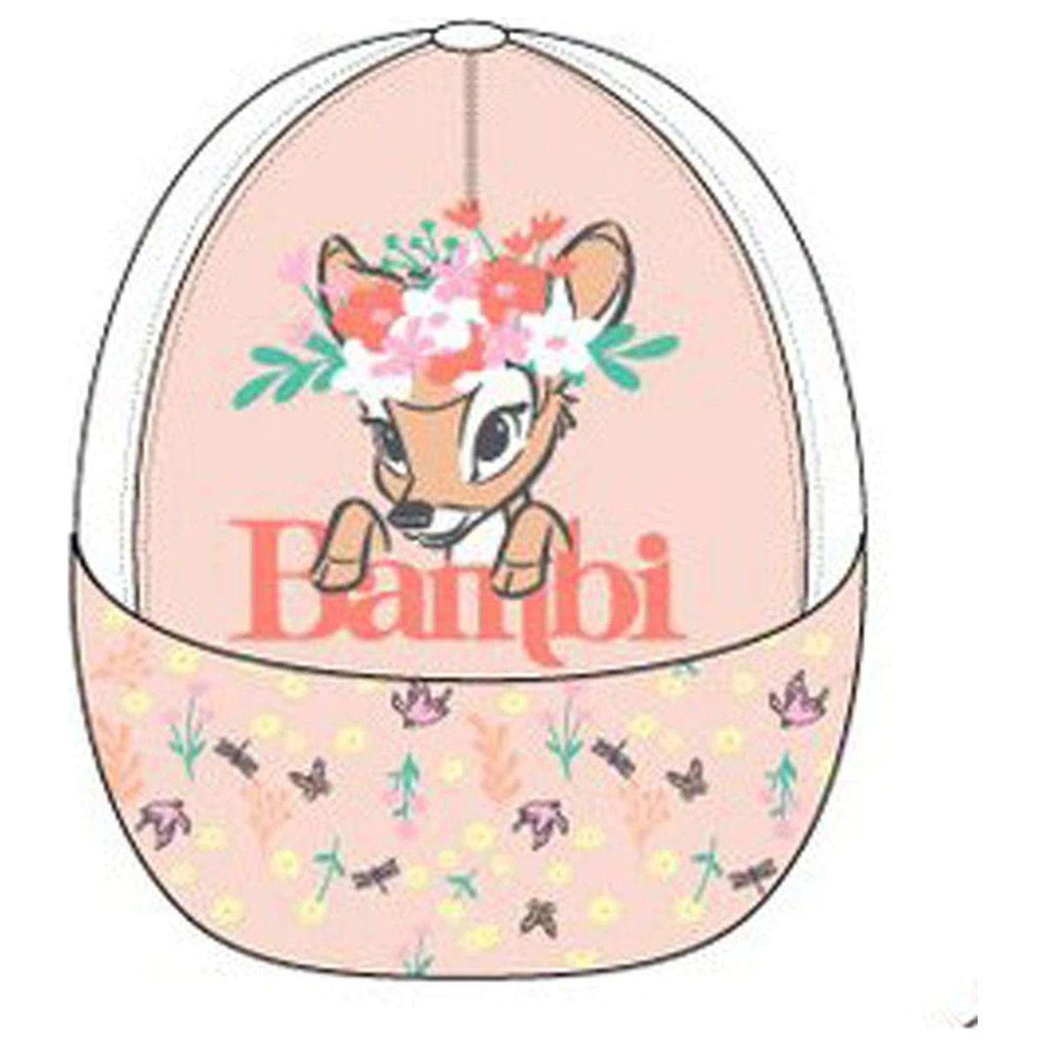 Disney Bambi Blossom White dojenček bejzbol kapa 50 cm fotografija izdelka