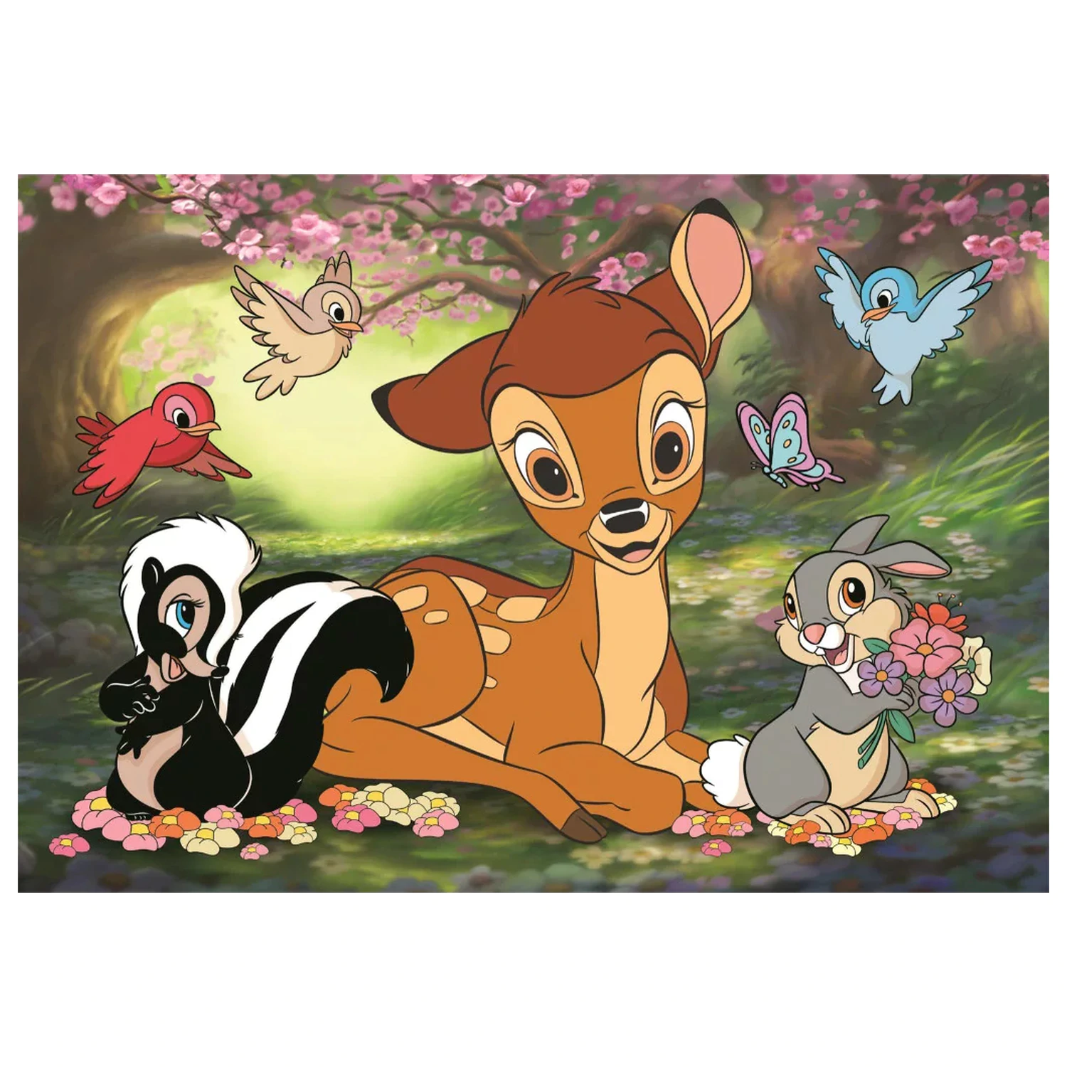 Disney Bambi Forest Friends 60 kosov uganke fotografija izdelka