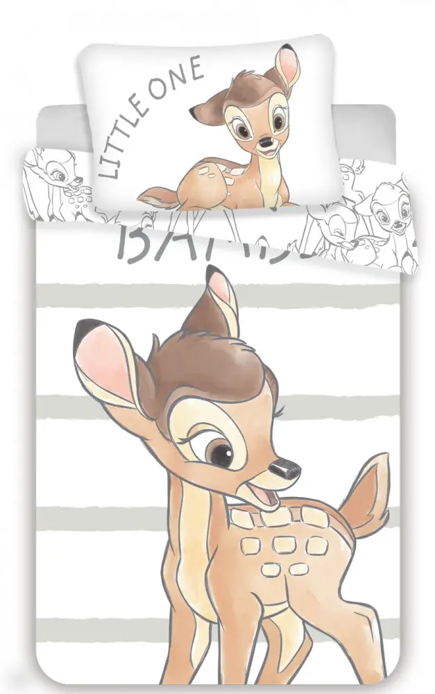 Disney Bambi otroška prevleka za odejo 100×135 cm, 40×60 cm fotografija izdelka