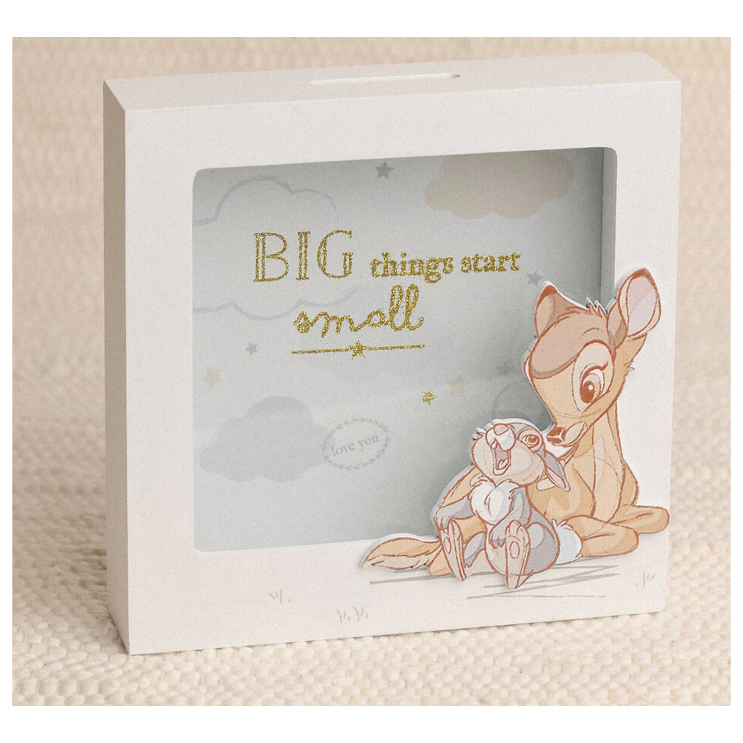 Disney Bambi hranilnik denarja fotografija izdelka
