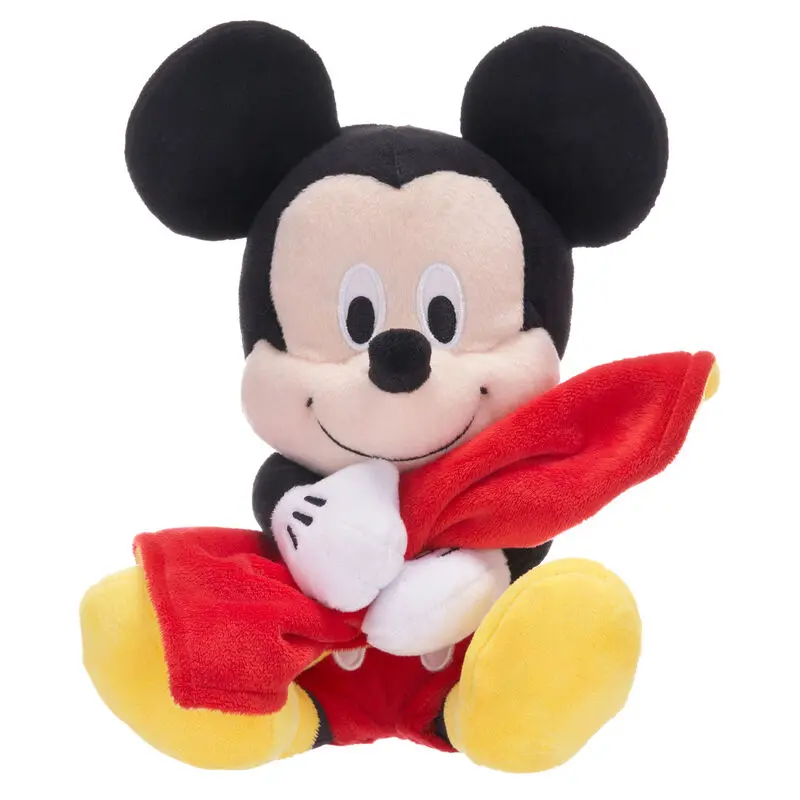 Disney Blankie Mickey plišasta igrača 21 cm fotografija izdelka