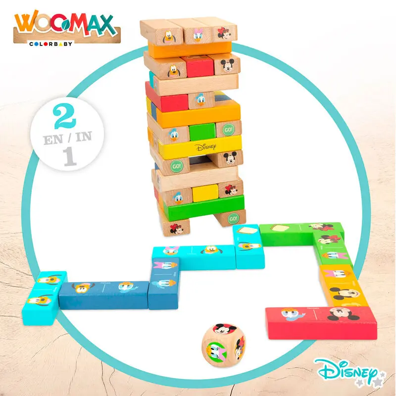 Disney stolp iz kock + lesen komplet za domino fotografija izdelka