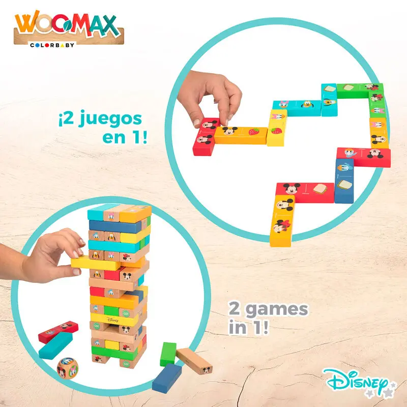Disney stolp iz kock + lesen komplet za domino fotografija izdelka