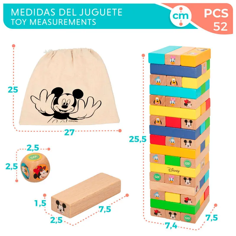 Disney stolp iz kock + lesen komplet za domino fotografija izdelka