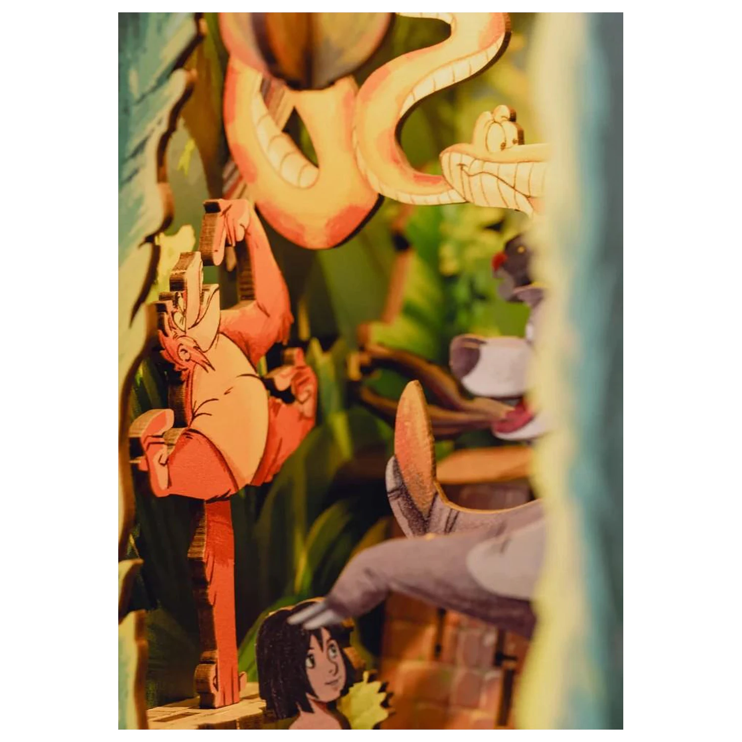 Disney Book Nook Komplet The Jungle Book 68 kos + LED Lučka fotografija izdelka