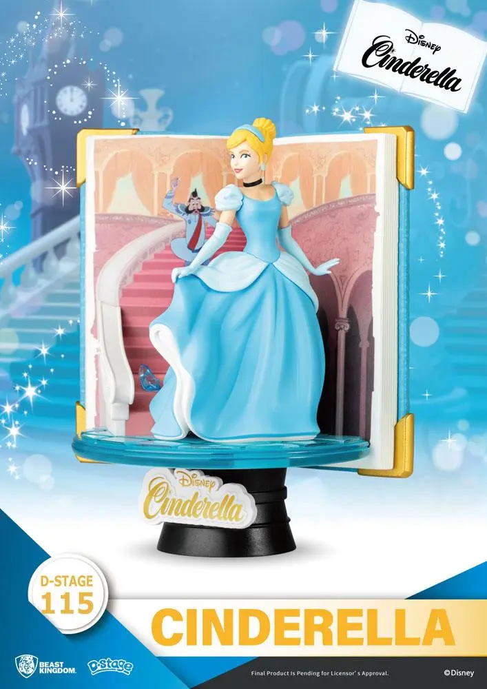 Disney Book Series D-Stage PVC Diorama Pepelka 13 cm fotografija izdelka