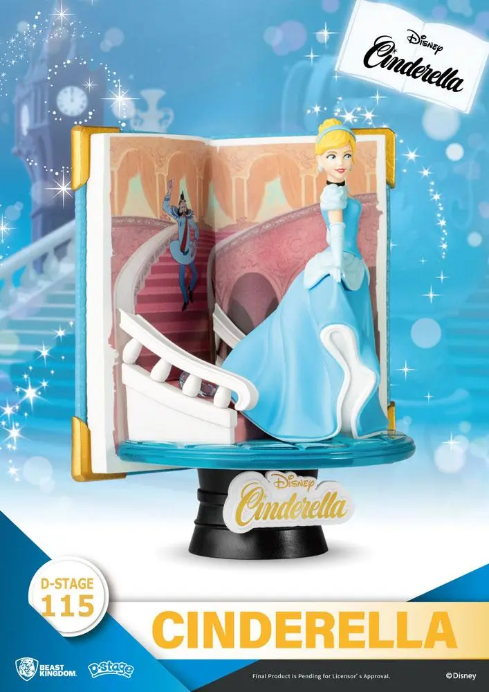 Disney Book Series D-Stage PVC Diorama Pepelka 13 cm fotografija izdelka