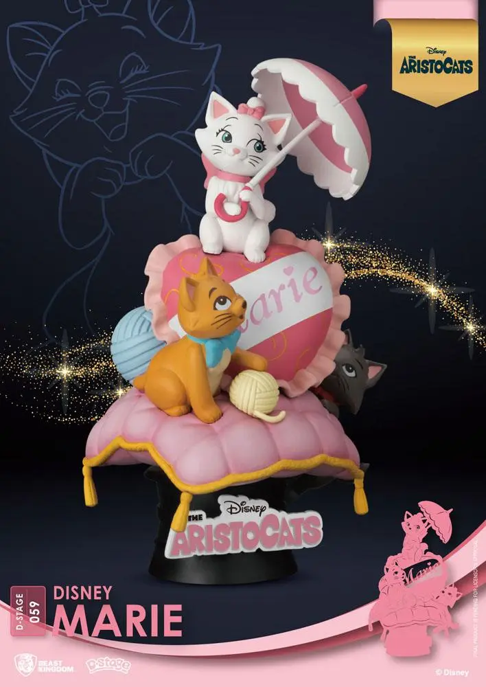 Disney Classic Animation Series D-Stage PVC Diorama Marie 15 cm fotografija izdelka