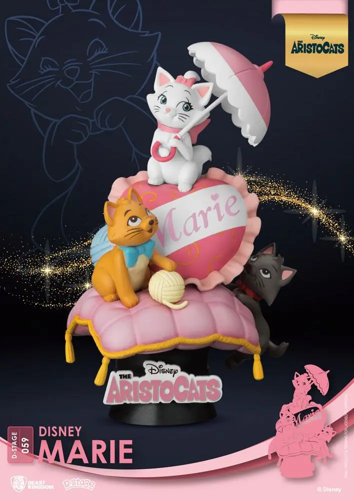 Disney Classic Animation Series D-Stage PVC Diorama Marie 15 cm fotografija izdelka