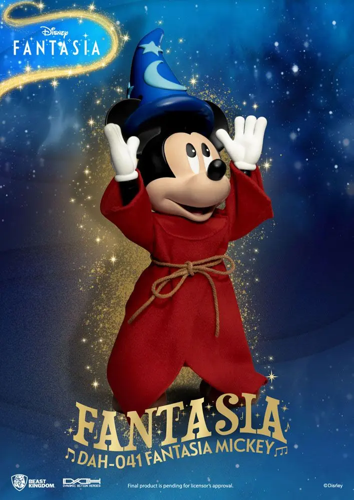 Disney Classic Dynamic 8ction Heroes akcijska figura 1/9 Mickey Fantasia 21 cm fotografija izdelka