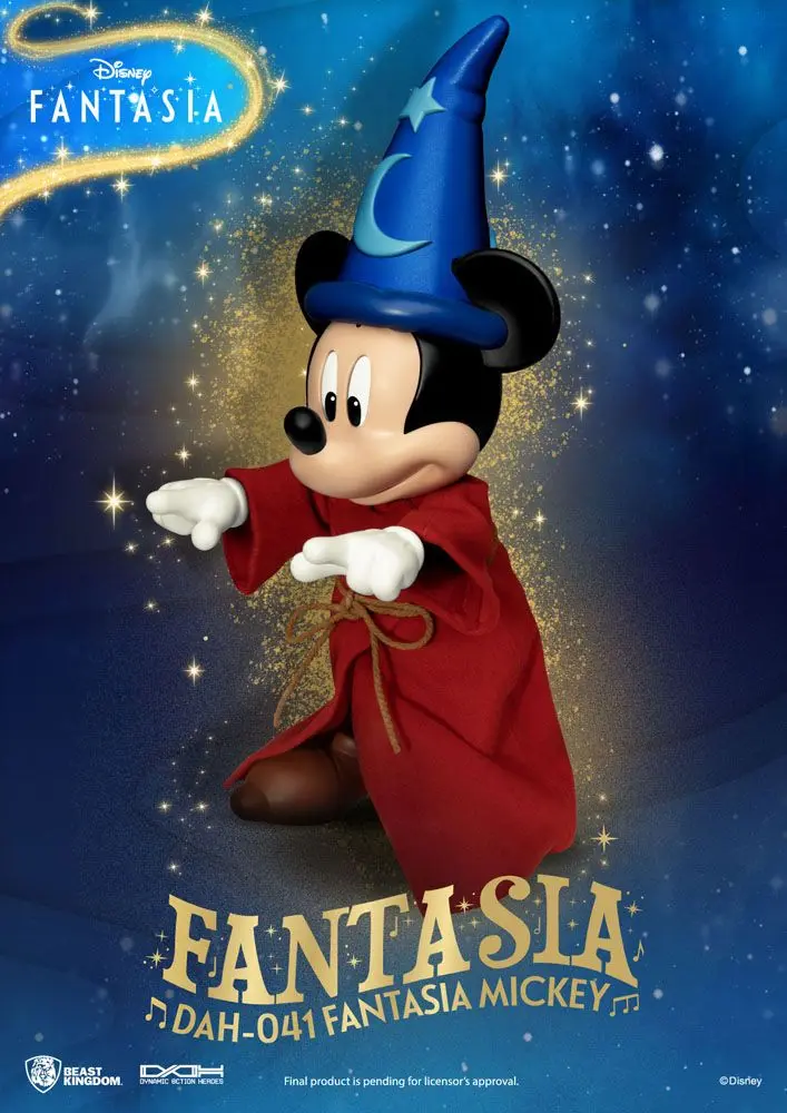 Disney Classic Dynamic 8ction Heroes akcijska figura 1/9 Mickey Fantasia 21 cm fotografija izdelka