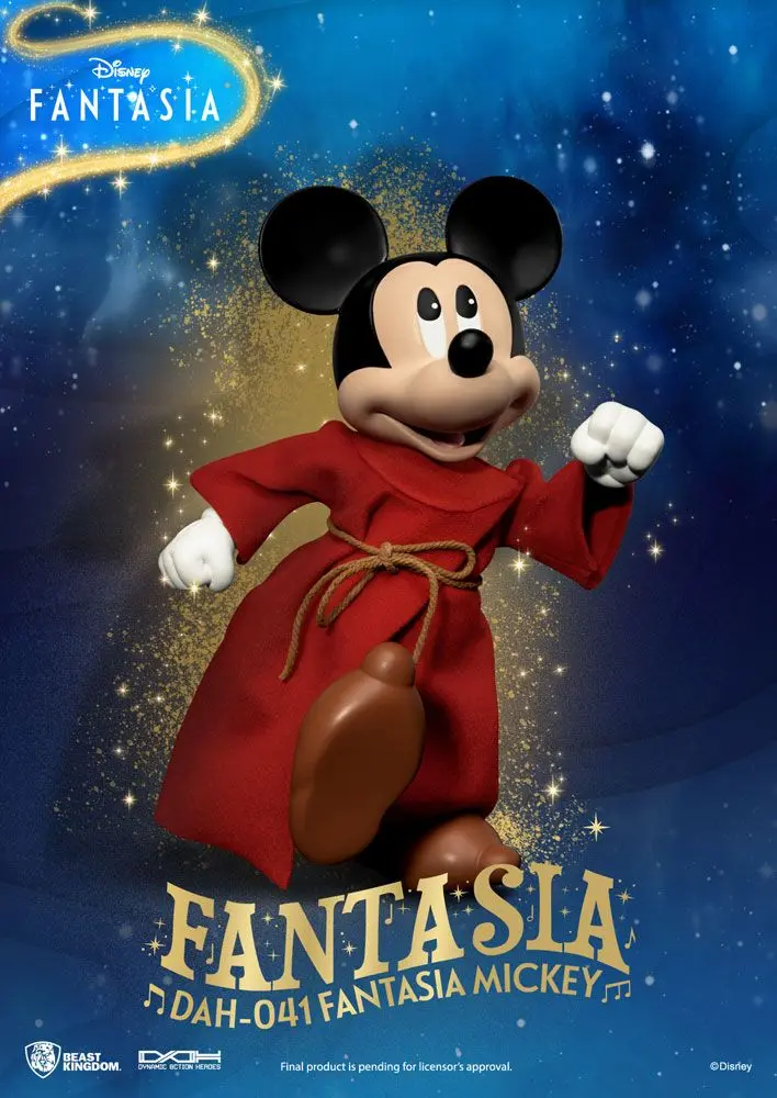 Disney Classic Dynamic 8ction Heroes akcijska figura 1/9 Mickey Fantasia 21 cm fotografija izdelka