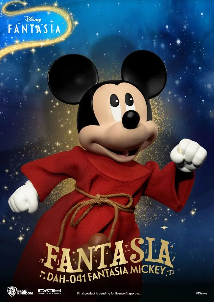 Disney Classic Dynamic 8ction Heroes akcijska figura 1/9 Mickey Fantasia 21 cm fotografija izdelka