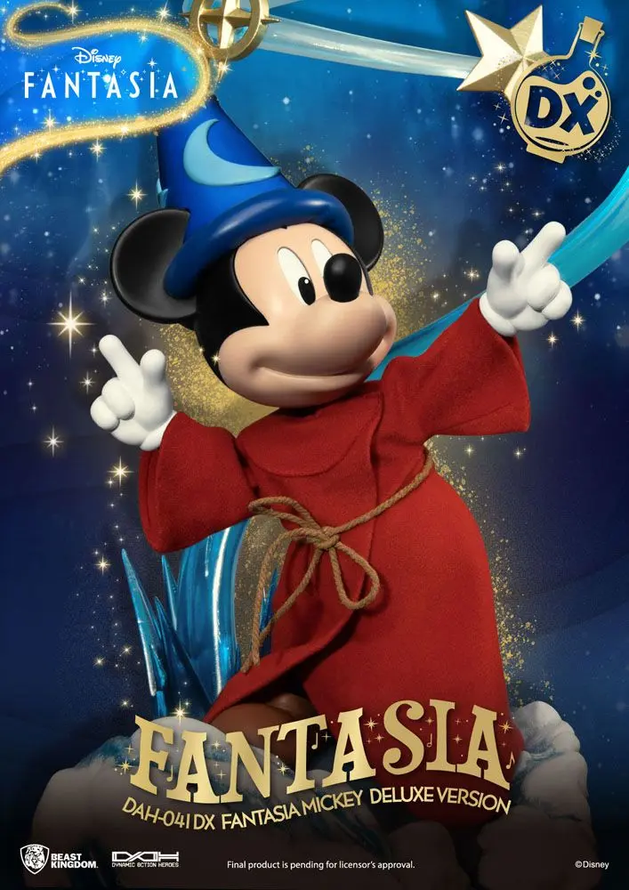 Disney Classic Dynamic 8ction Heroes akcijska figura 1/9 Mickey Fantasia Deluxe Version 21 cm fotografija izdelka