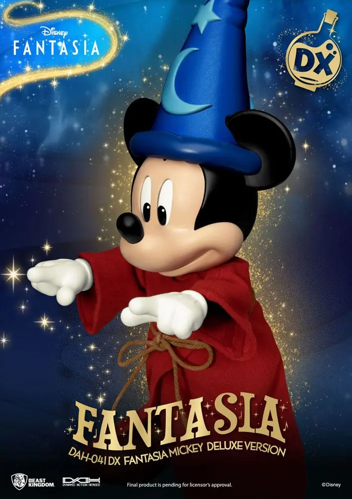 Disney Classic Dynamic 8ction Heroes akcijska figura 1/9 Mickey Fantasia Deluxe Version 21 cm fotografija izdelka