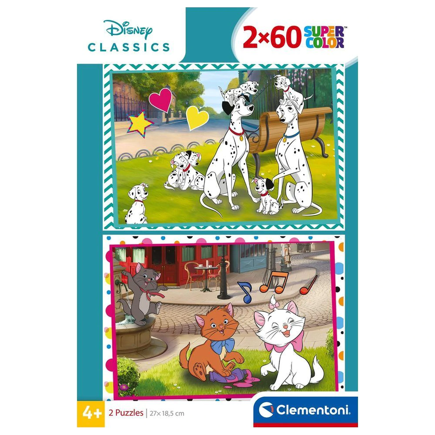 Disney Classic sestavljanka 2x60 kosov fotografija izdelka