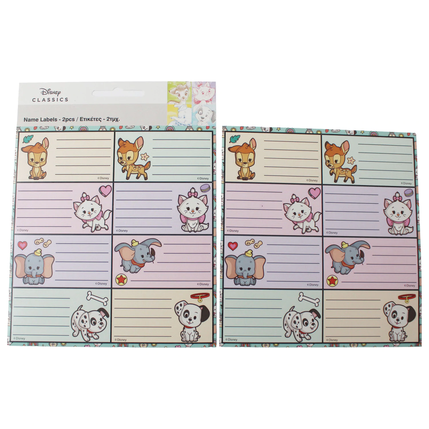 Disney Classics Babies Nalepka za zvezek 16 kosov fotografija izdelka