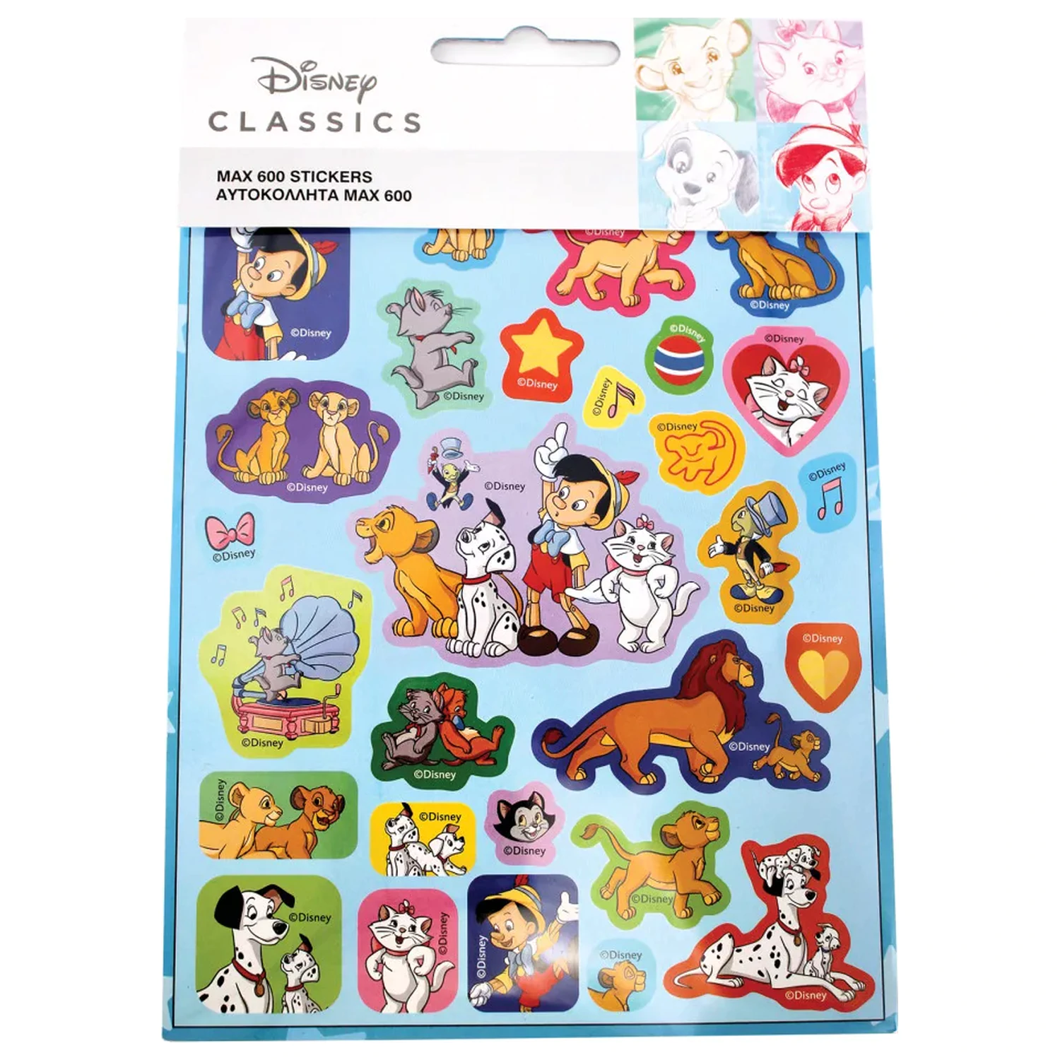 Disney Classics Fun 600-delni komplet nalepk fotografija izdelka