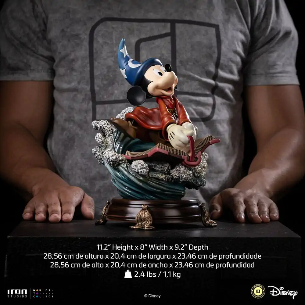 Disney Classics Vintage Collection Deluxe Art Scale Kip 1/10 Čarovnikov Mickey 28 cm fotografija izdelka