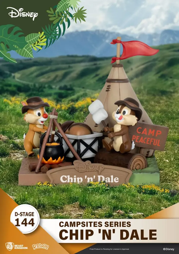 Disney D-Stage Campsite Series PVC Diorama Chip & Dale 10 cmDisney D-Stage Campsite Series PVC Diorama Chip & Dale 10 cm fotografija izdelka