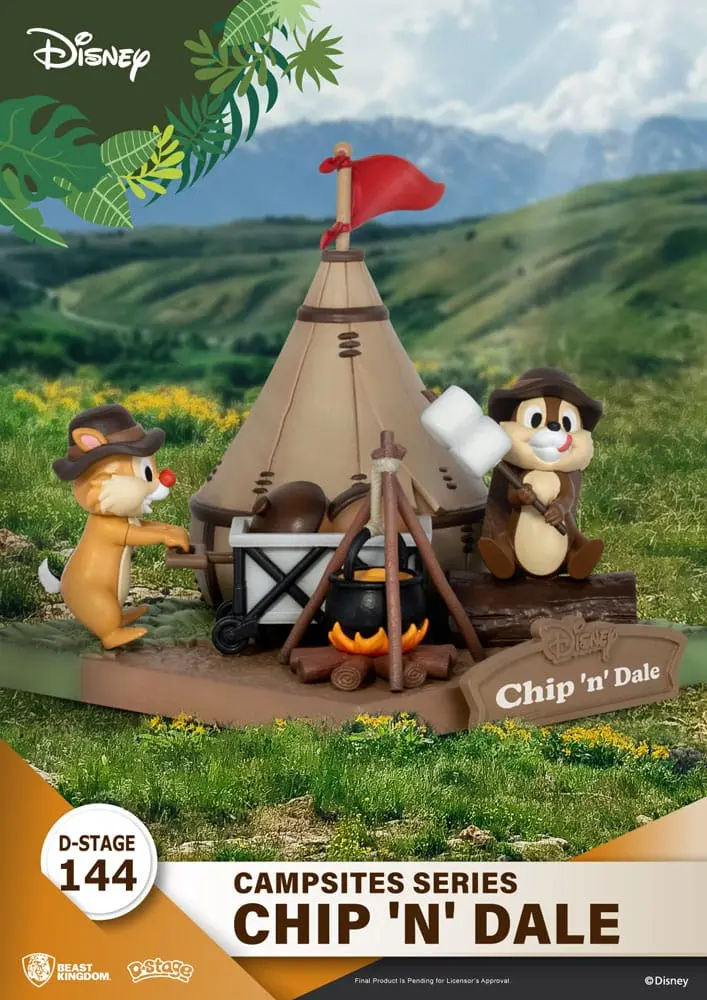 Disney D-Stage Campsite Series PVC Diorama Chip & Dale 10 cmDisney D-Stage Campsite Series PVC Diorama Chip & Dale 10 cm fotografija izdelka