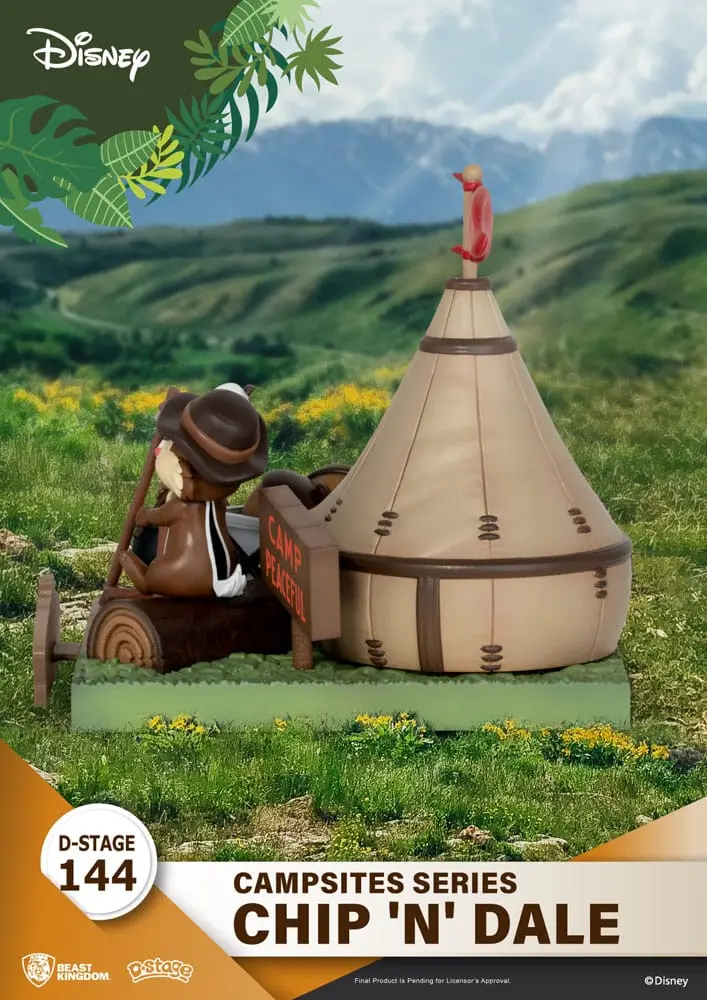 Disney D-Stage Campsite Series PVC Diorama Chip & Dale 10 cmDisney D-Stage Campsite Series PVC Diorama Chip & Dale 10 cm fotografija izdelka