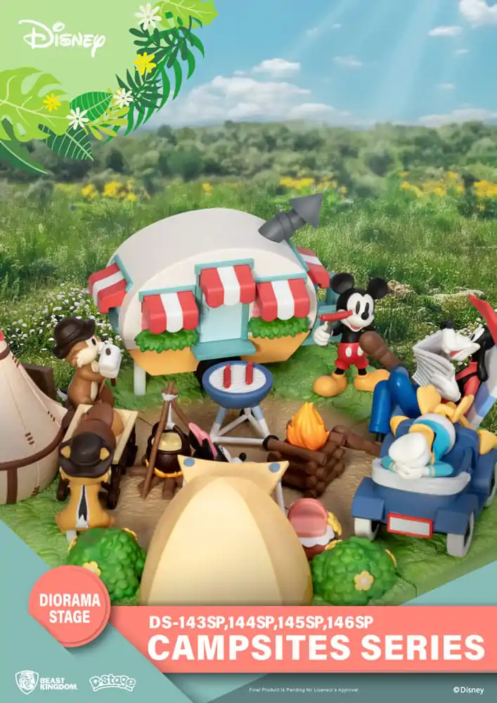 Disney D-Stage Campsite Series PVC diorama Chip &amp; Dale Special Edition 10 cm fotografija izdelka