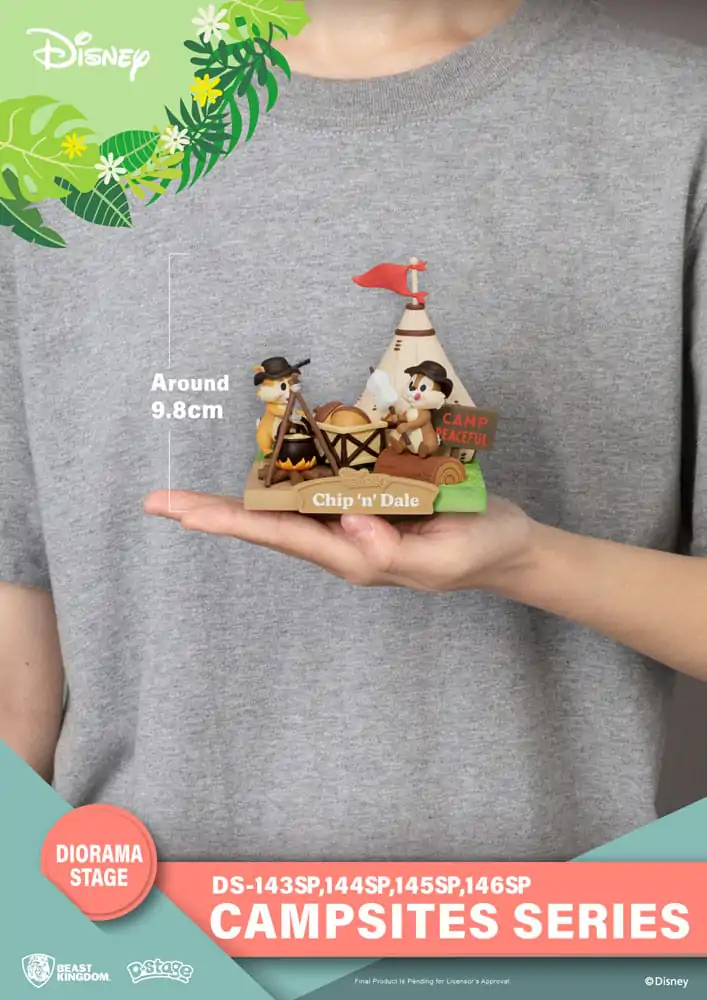 Disney D-Stage Campsite Series PVC diorama Chip &amp; Dale Special Edition 10 cm fotografija izdelka