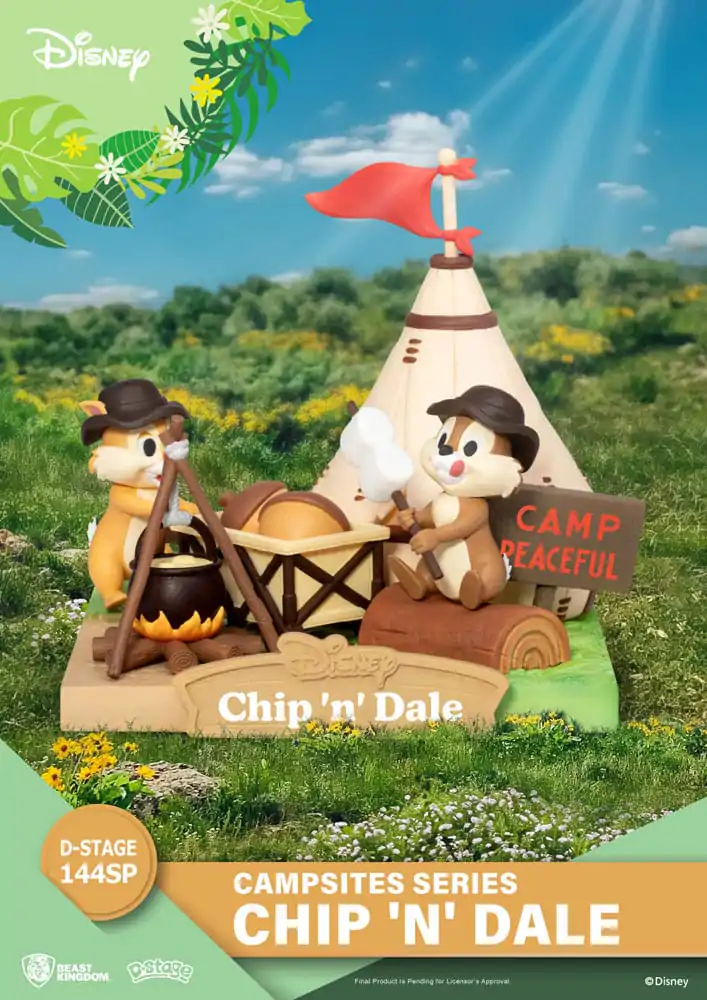 Disney D-Stage Campsite Series PVC diorama Chip &amp; Dale Special Edition 10 cm fotografija izdelka