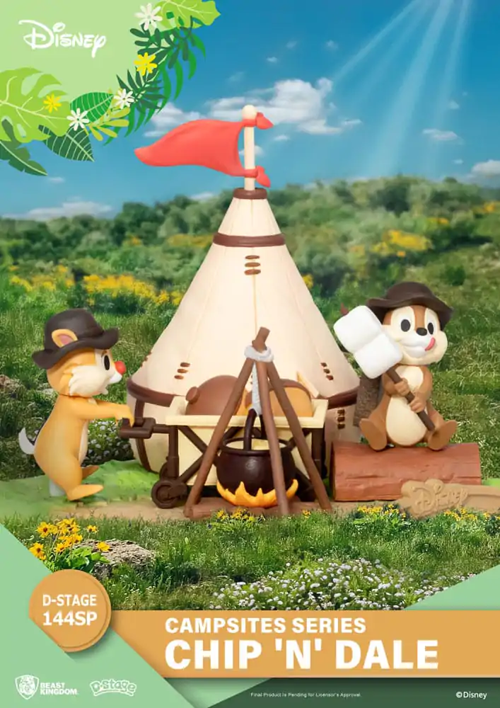 Disney D-Stage Campsite Series PVC diorama Chip &amp; Dale Special Edition 10 cm fotografija izdelka