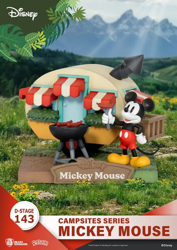 Disney D-Stage Campsite Series PVC diorama Mickey Mouse 10 cm fotografija izdelka