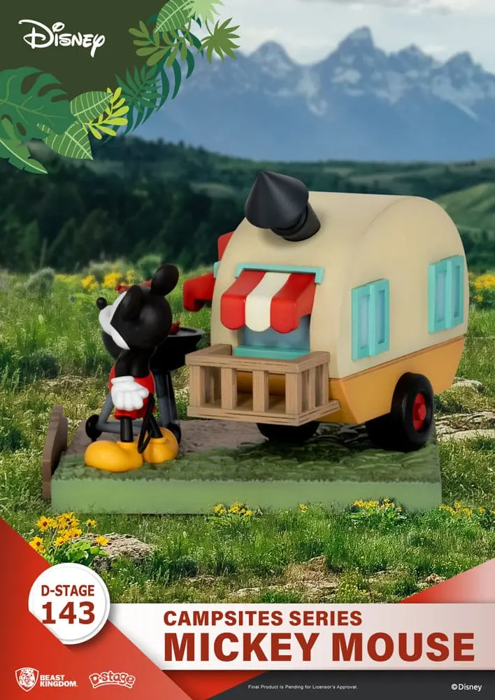 Disney D-Stage Campsite Series PVC diorama Mickey Mouse 10 cm fotografija izdelka