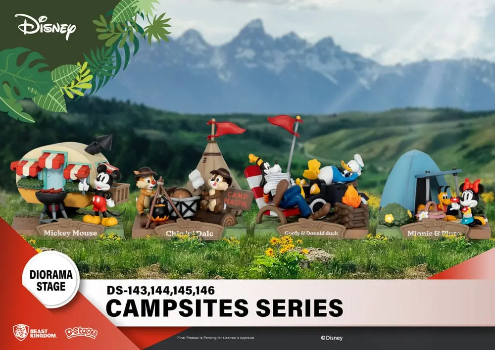 Disney D-Stage Campsite Series PVC diorama Mickey Mouse 10 cm fotografija izdelka
