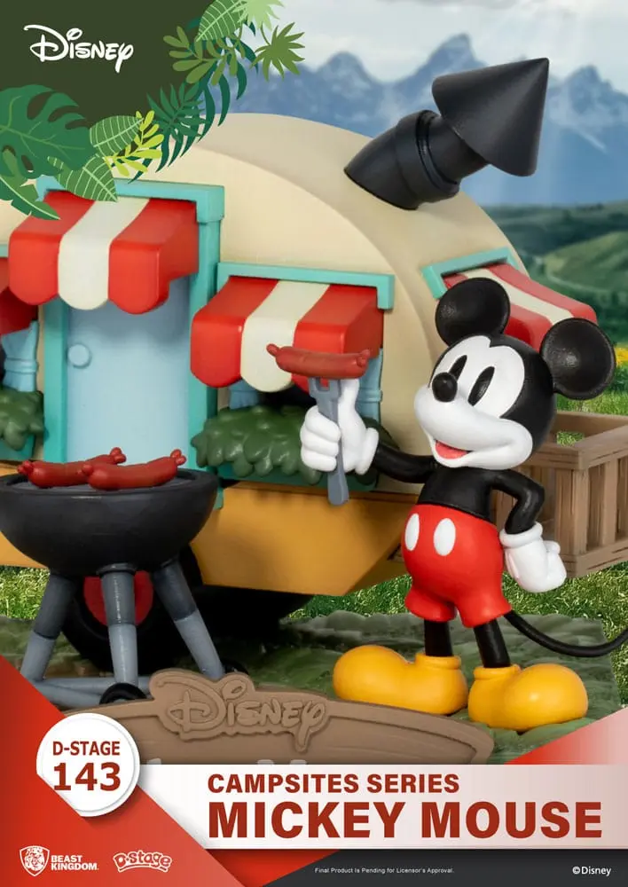 Disney D-Stage Campsite Series PVC diorama Mickey Mouse 10 cm fotografija izdelka