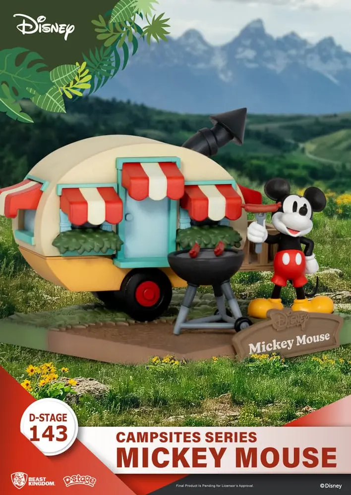 Disney D-Stage Campsite Series PVC diorama Mickey Mouse 10 cm fotografija izdelka
