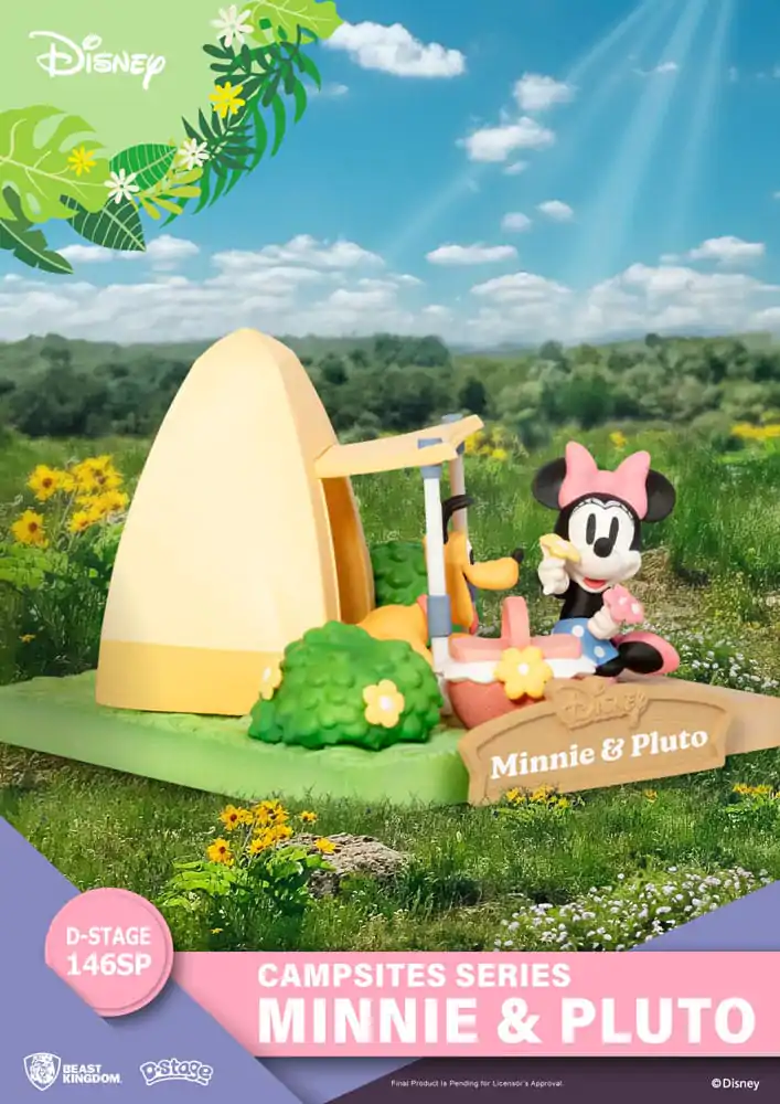 Disney D-Stage Campsite Series PVC Diorama Mini &amp; Pluto Special Edition 10 cmDisney D-Stage Campsite Series PVC Diorama Mini &amp; Pluto Special Edition 10 cm fotografija izdelka