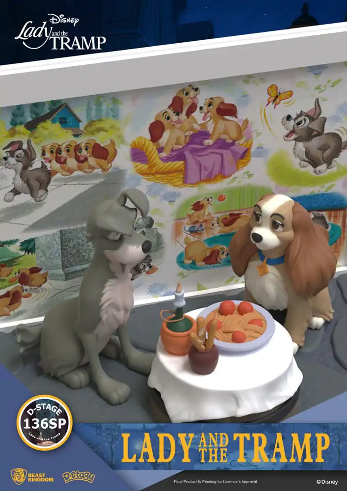 Disney D-Stage PVC kip Lady and the Tramp 12 cm fotografija izdelka